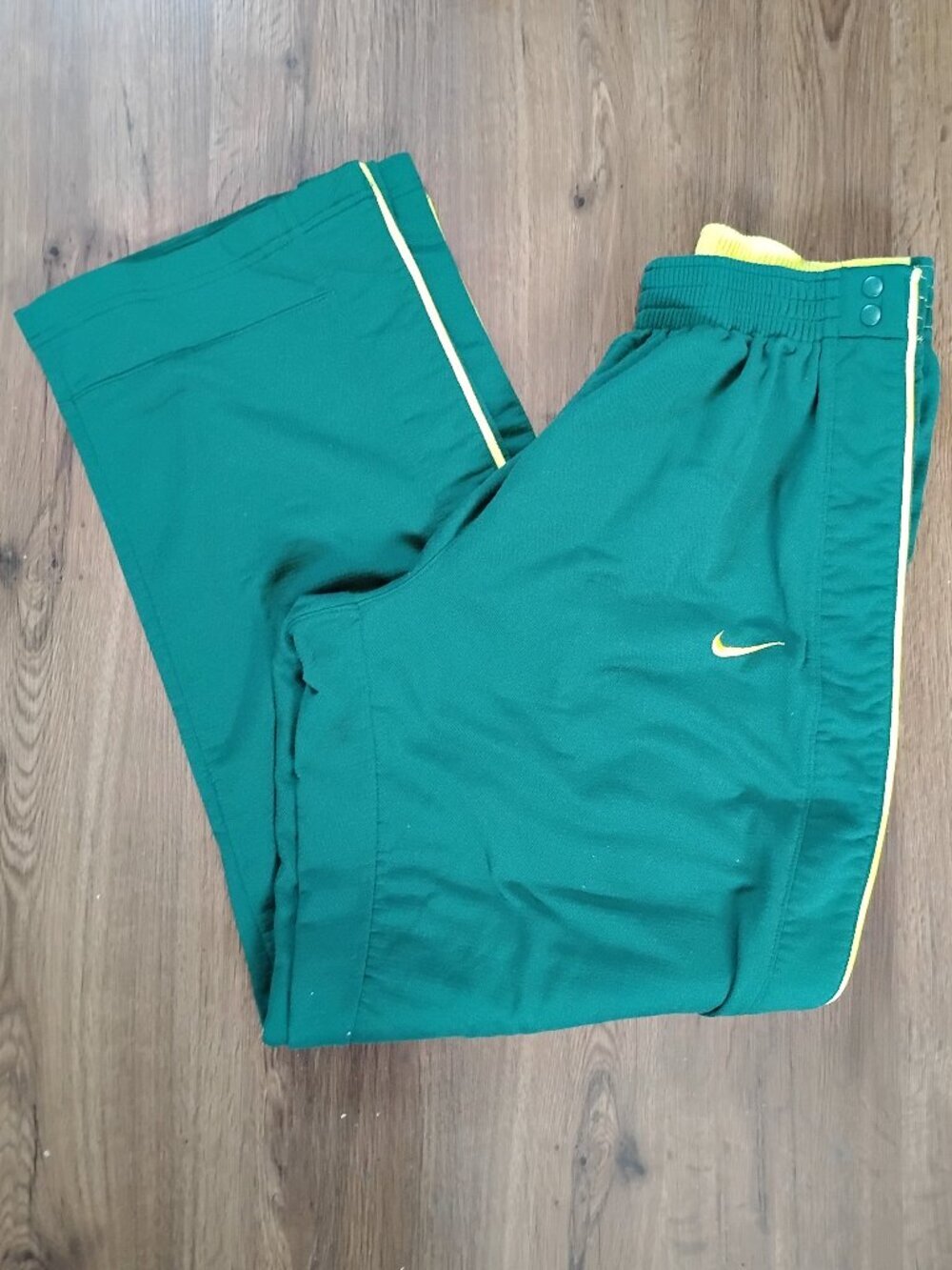 Vintage Nike Authentic Oregon Ducks Snap Sweatpants Joggers